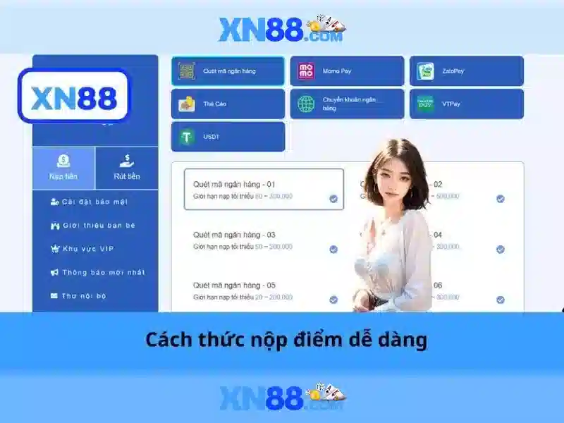 Khu vực cược và trò chơi tại xn88